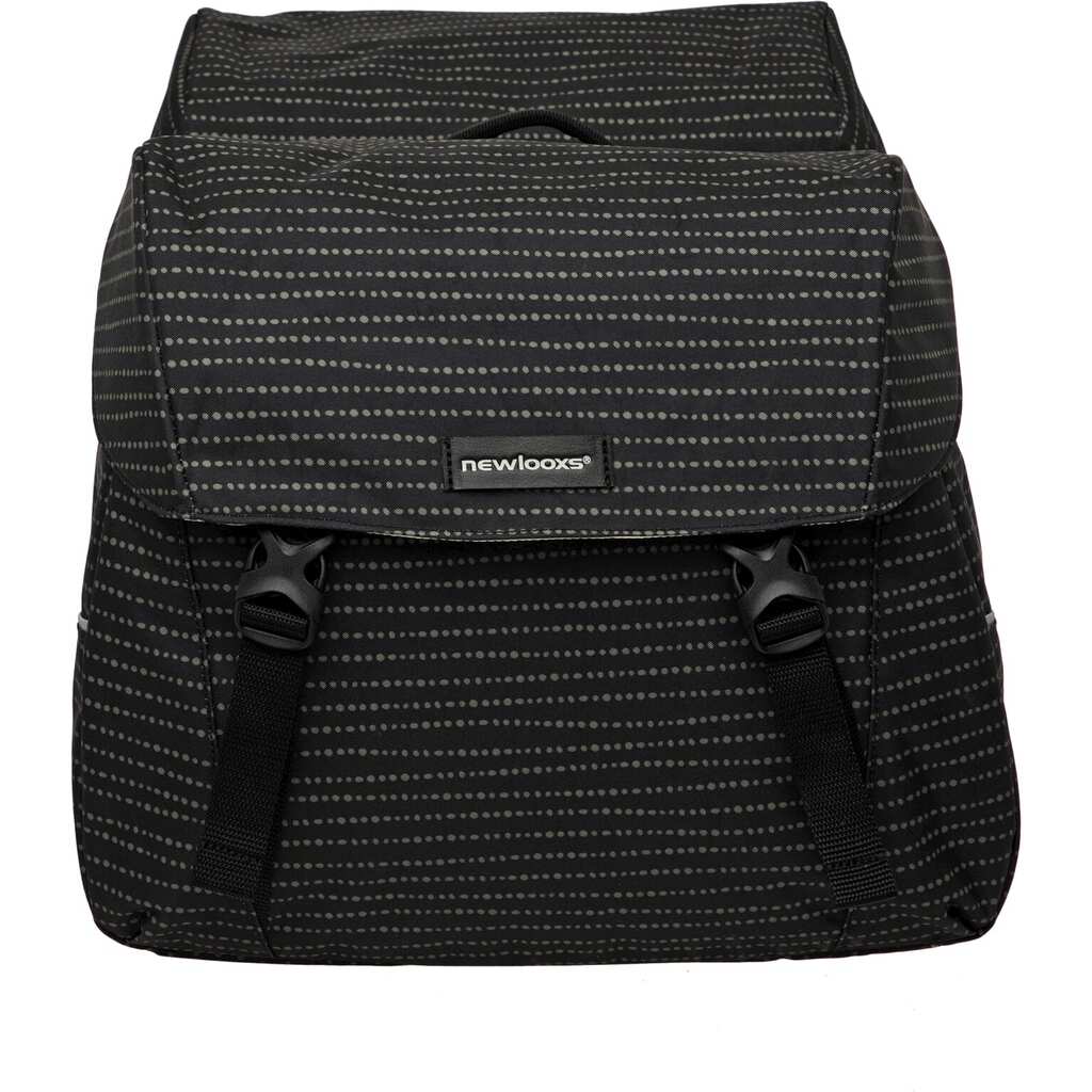 Joli Double Bicycle Bag - Adaptateur MIK - Water -repellent - Nomi noir