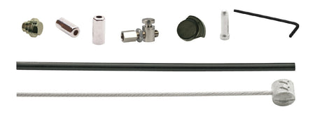 Kit de câble à rouleaux Elvedes BR-IM85 81 55 45 1700 mm 2250 mm en acier inoxydable noir (sur carte)