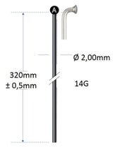 Alpina Black Spaak 320x14 pour Spak Machine par 144 pièces