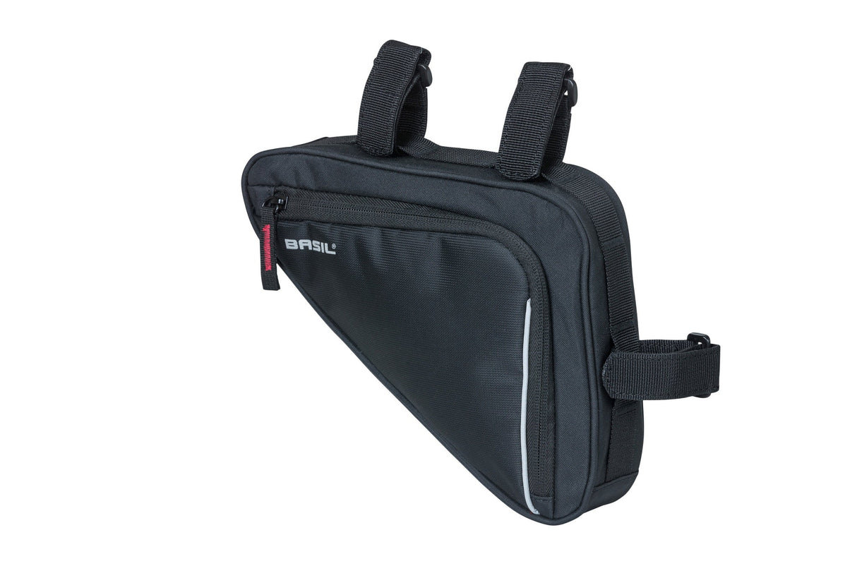 Basil Sport Design Frametas M - Sac à vélo noir - 1,7L - Eau -Pellent - Montage Velcro