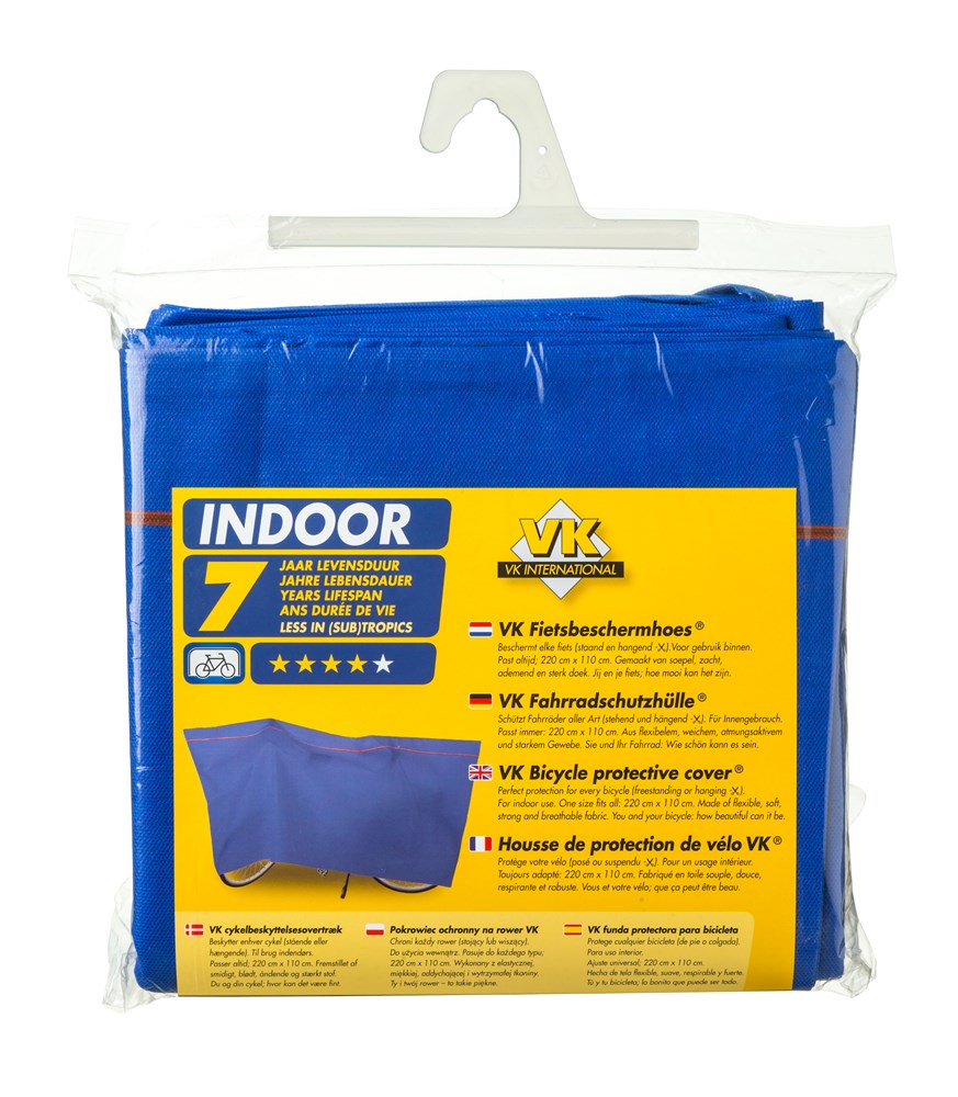 Vk international vk housse de protection pour vélo intérieur bleu royal - no. 75