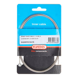 Elvedes cable systems bv elvedes câble intérieur de frein 2000 mm en acier inoxydable lisse, raccord en T de 1,5 mm