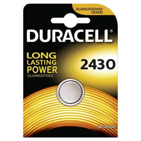 A. van Nieuwenhuizen zn b.v. pile duracell dl2430 lithium 3v