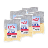 Sorbo 2 tampons à récurer anti-rayures, paquet de 5