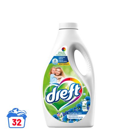 Dreft wasmiddel ochtendfris 1600ml