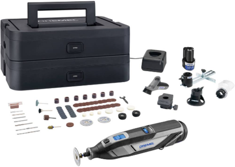 Dremel 8240-5 65 platinum 12v accu multitool set | incl. 2 x 2 ah accu + lader | in koffer - f0138240jp