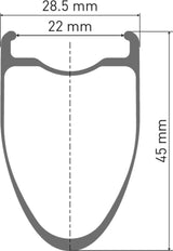 Roue arrière Dt swiss erc 1400 dicut 35 28 cl shimano hg carbone