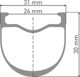 Roue arrière Dt swiss grc 1100 dicut® 30 28 cl shimano hg