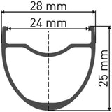 Roue Arrière Dt Swiss HG 1800 Spline® 28 25mm Cl Shimano