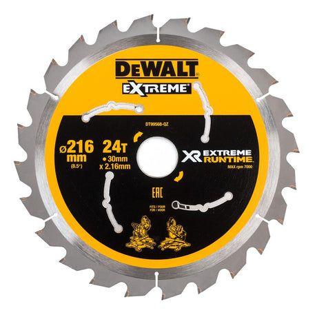 Accessoires Dewalt dt99568 xr lame de scie circulaire 216x30mm 24 dents - dt99568-qz