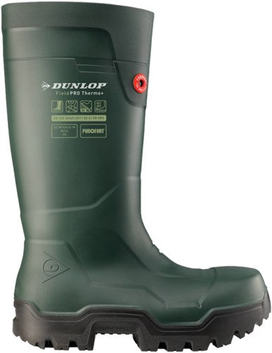 Dunlop lp8kl01 laars fieldpro thermo+ s5 | groen | maat 45 - 8713197054023
