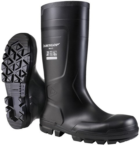 Dunlop nb2hd01 work it pvc laars s5 | zwart | maat 42 - 8713197371878