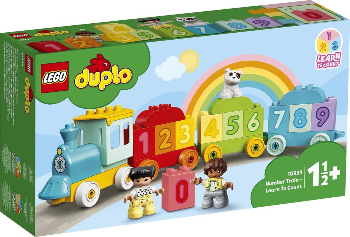 Lego Deplo Lego Deplo 10954 Number Stream, naucz się liczyć