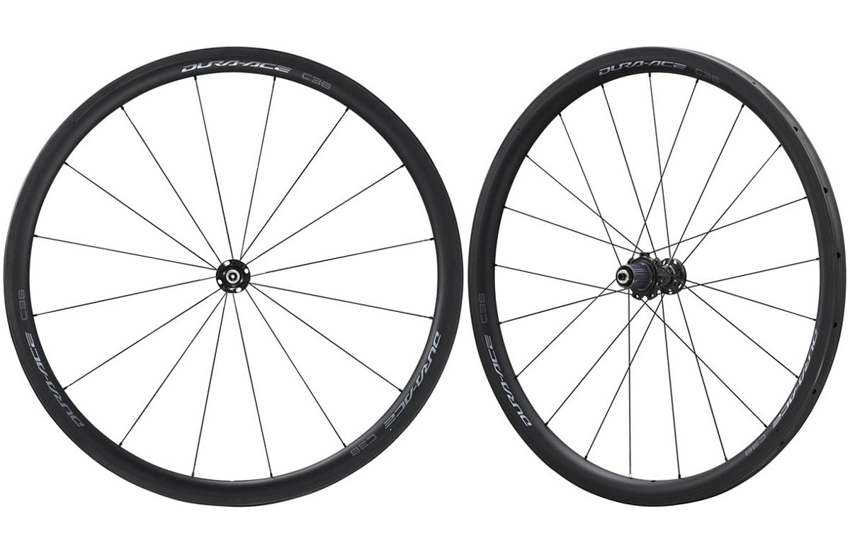 Paire de roues tubulaires en carbone Shimano Dura Ace wh-r9200-tu 28