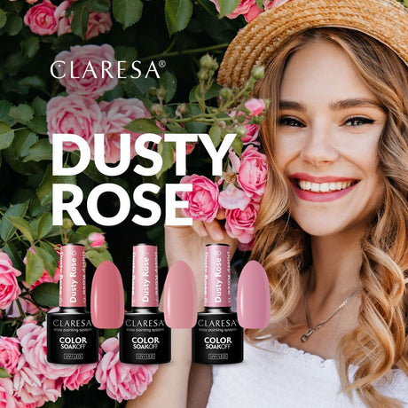 Claresa Vernis Gel UV LED 5 ml Rose Poudré 6