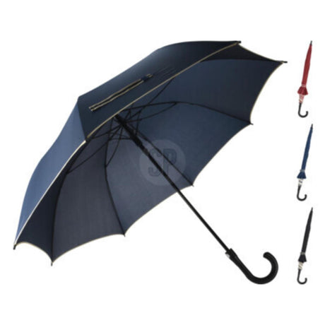 Parapluie avec bord beige