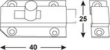 Curseur plat Connex 25x40 vni - dy2207241
