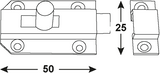 Curseur plat Connex 25x50 vni - dy2207251