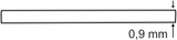 Fil de fer Connex 0,9mm 25m cu - dy270253