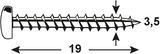 Connex vis à tôle pan 3,5x19 25pcs inox-a4 - dy4823519