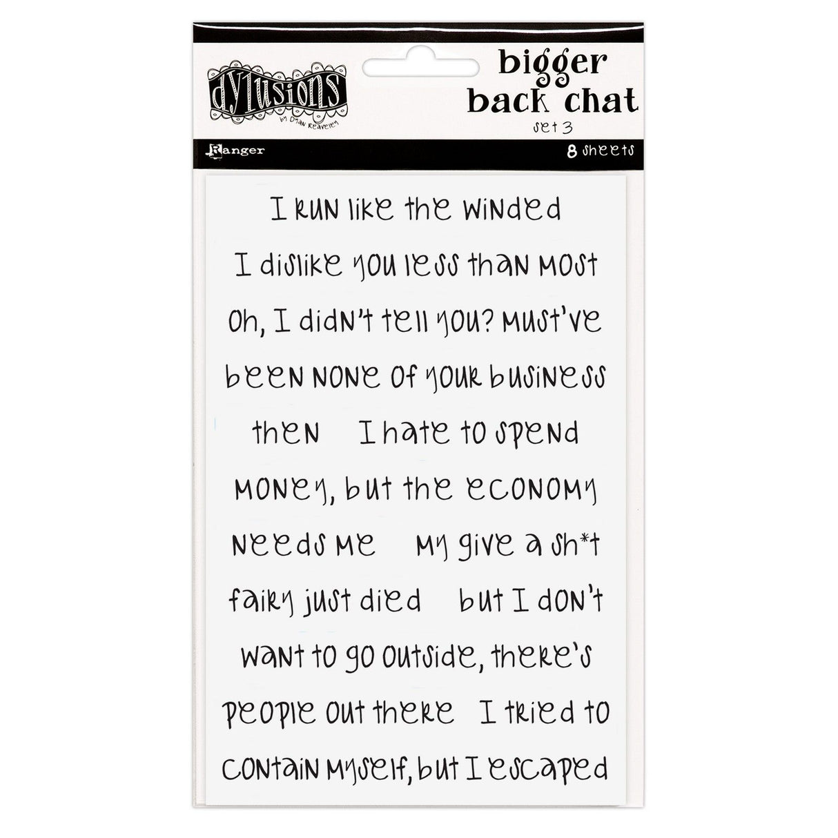 Ranger Ink Ranger • Dylusions plus grand dos chat blanc ensemble 3