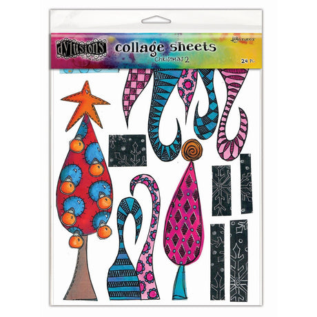 Ranger Ink Ranger • Feuilles de collage de Noël Dylusions 2