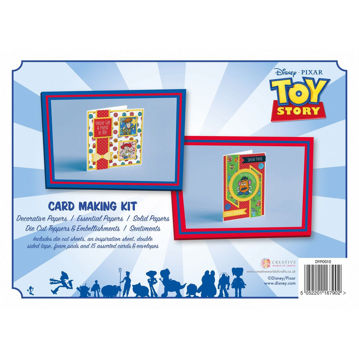 Creative expressions • toy story large card a4 kit