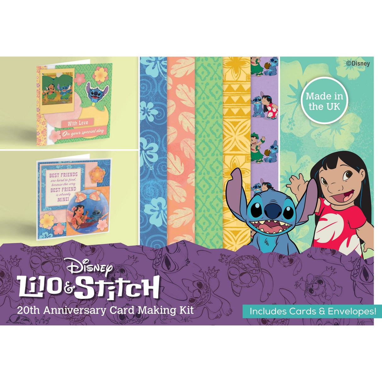 Creative expressions • lilo stitch 20th anniversary kit 20,32x20,32cm
