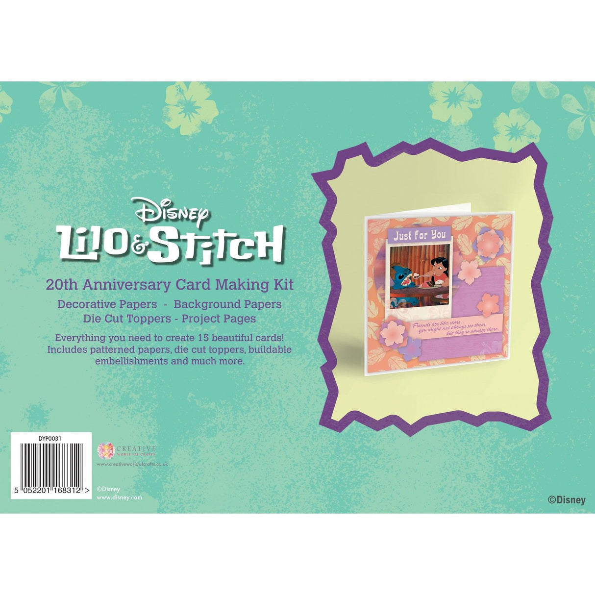 Creative expressions • lilo stitch 20th anniversary kit 20,32x20,32cm