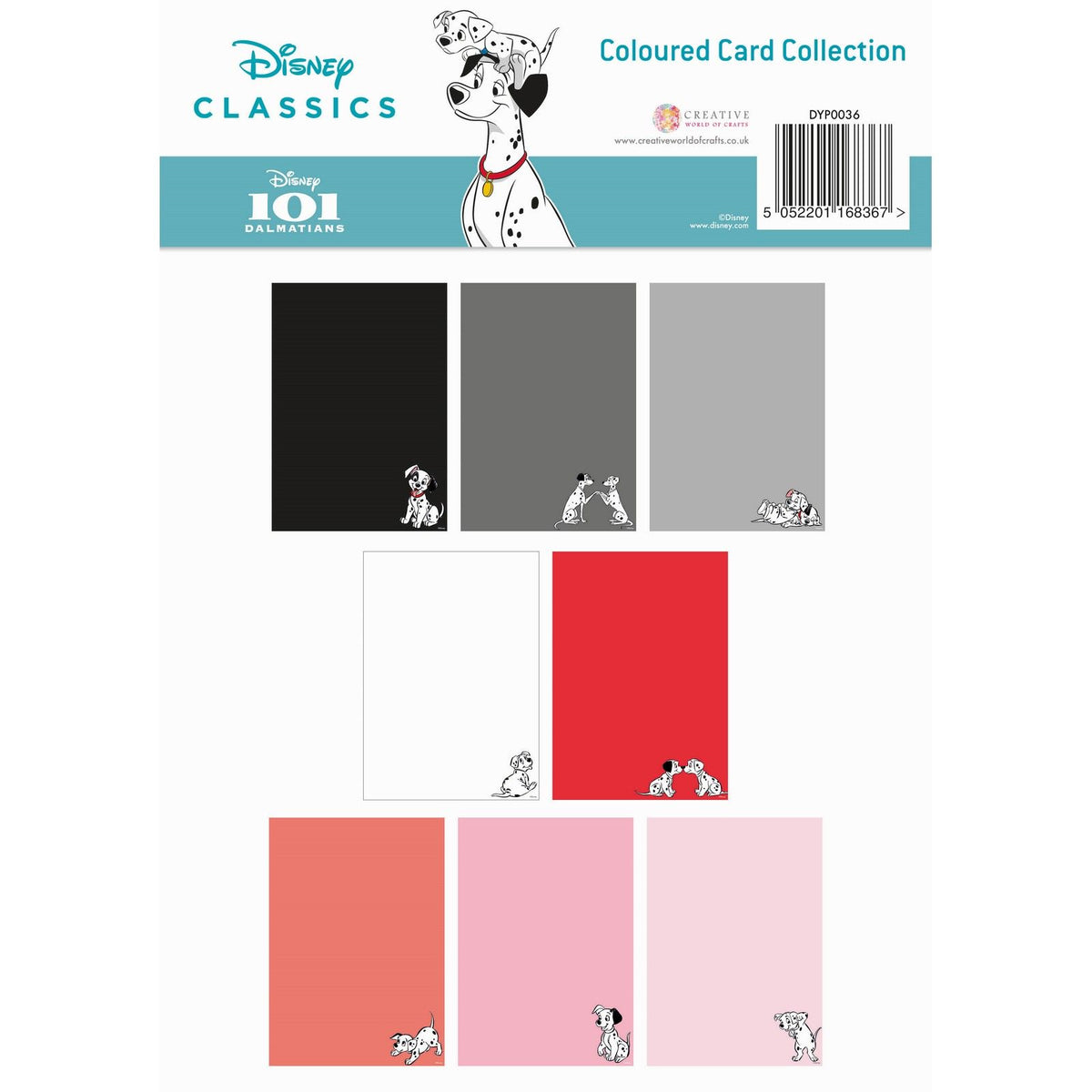 Expressions créatives • Pack de cartes colorées 101 Dalmatiens
