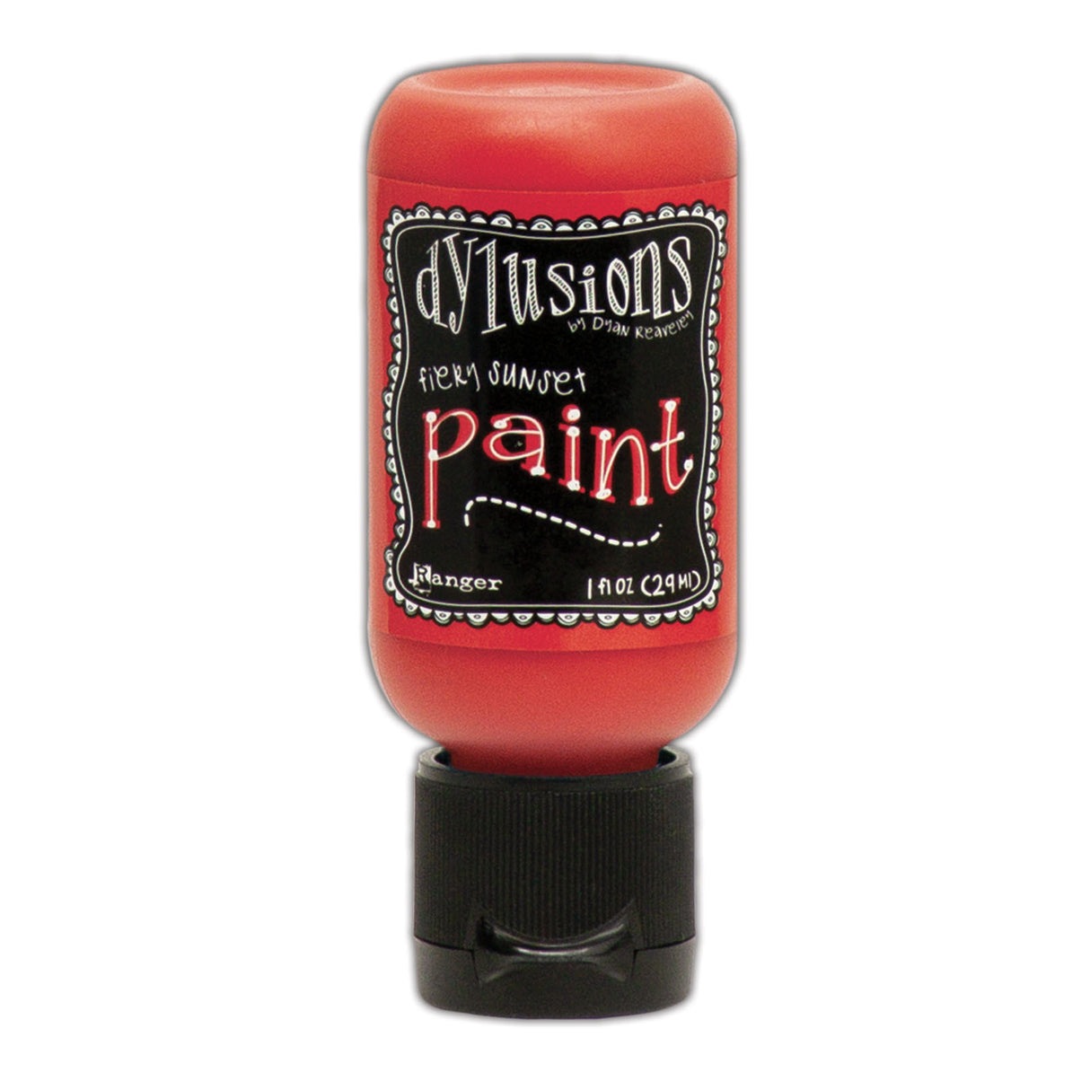 Ranger Ink Ranger • Dylusions Peinture Bouteille à capuchon rabattable Coucher de soleil ardent 29 ml