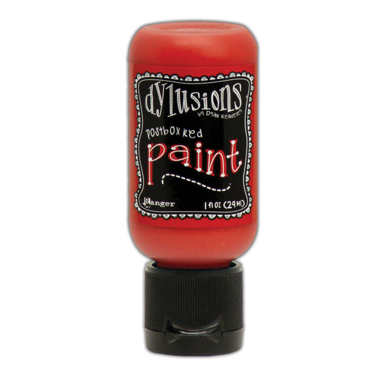 Ranger encre ranger • dylusions peinture bouteille à bouchon rabattable boîte aux lettres rouge 29ml