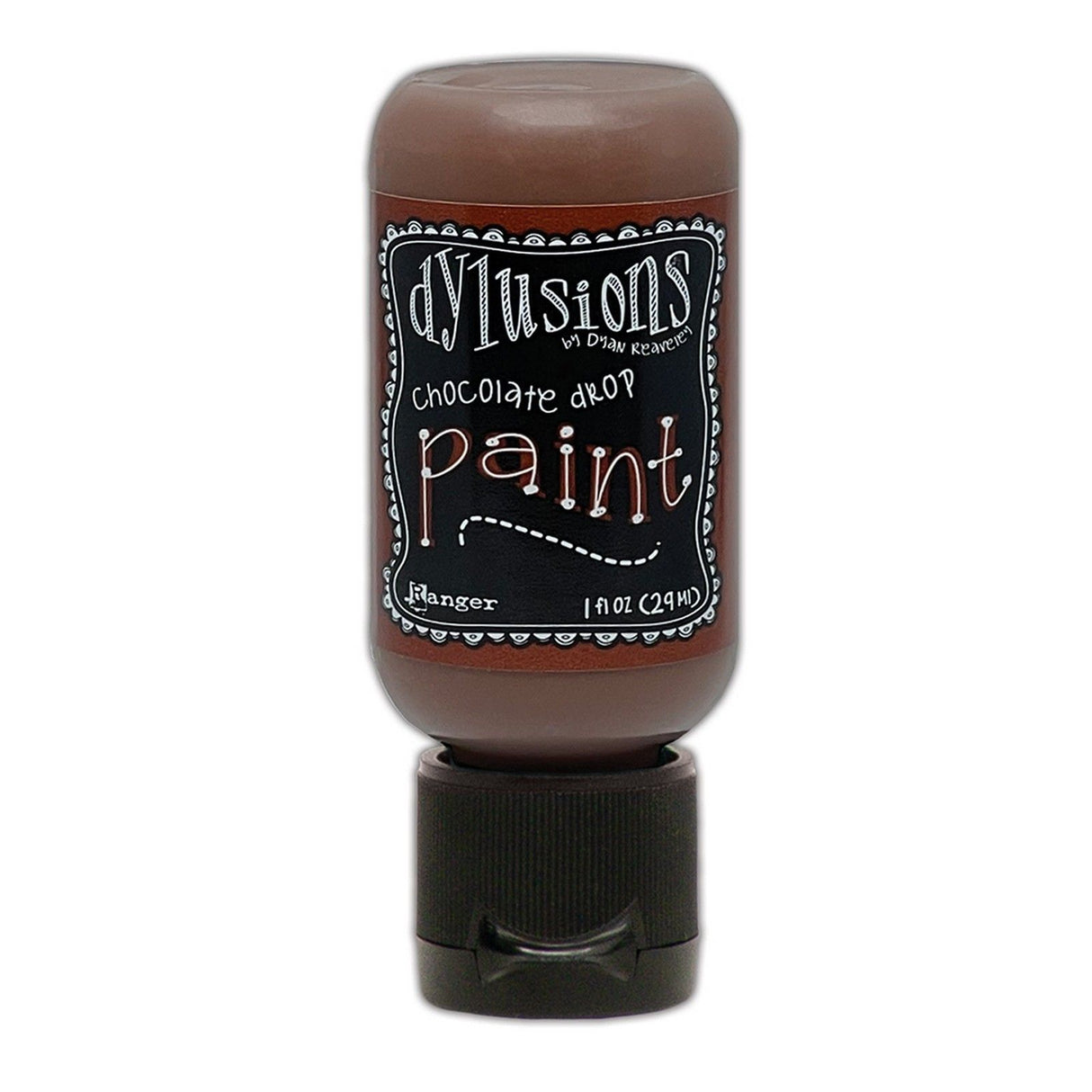 Ranger Ink Ranger • Dylusions Paints Bouteille à bouchon rabattable Goutte de chocolat 29 ml