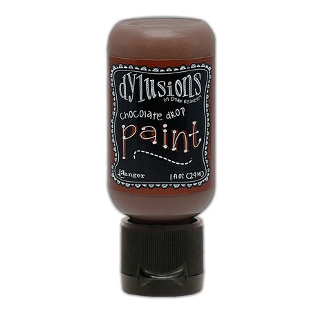Ranger Ink Ranger • Dylusions Paints Bouteille à bouchon rabattable Goutte de chocolat 29 ml