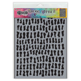 Ranger ink ranger • pochoirs dylusions pépites d'or grandes
