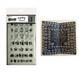 Ranger Ink Ranger • Le pochoir Dylusions Dyalog le borde à nouveau