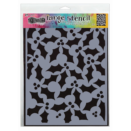 Ranger Ink Ranger • Pochoirs de Noël Dylusions Jolly Holly grand