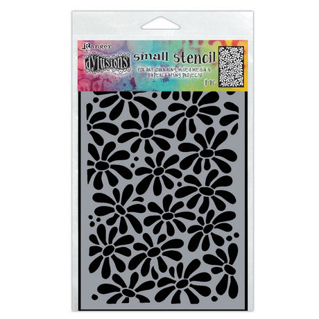Ranger ink ranger • dylusions pochoir dyamond petit champ de marguerites