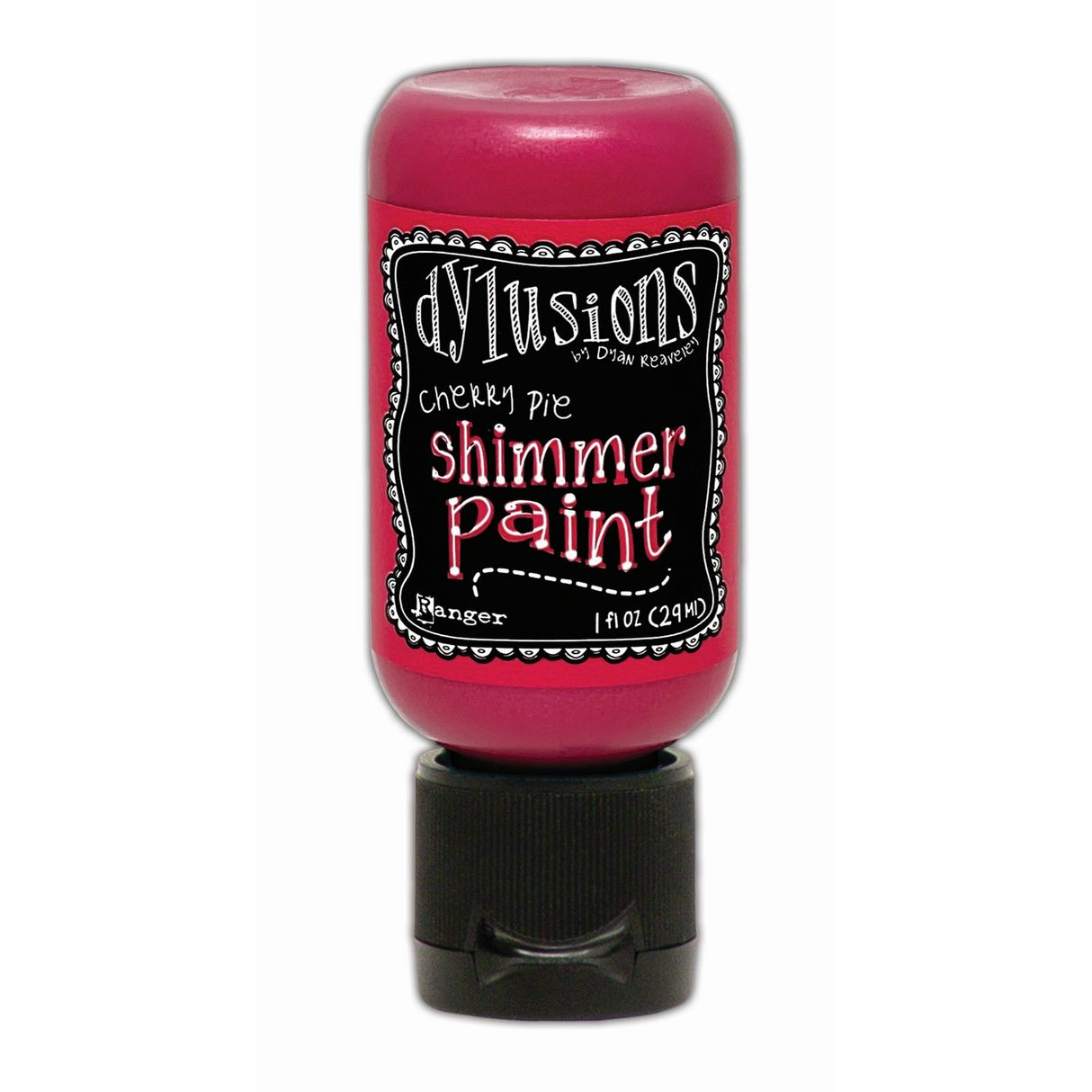 Ranger Ink Ranger • Dylusions, bouteille à couvercle rabattable, peintures chatoyantes, tarte aux cerises