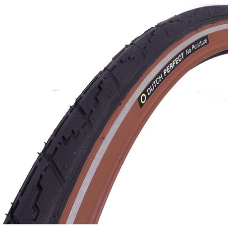 Dutchperfect pneu à fil hollandais parfait sans crevaison 47-622 noir marron