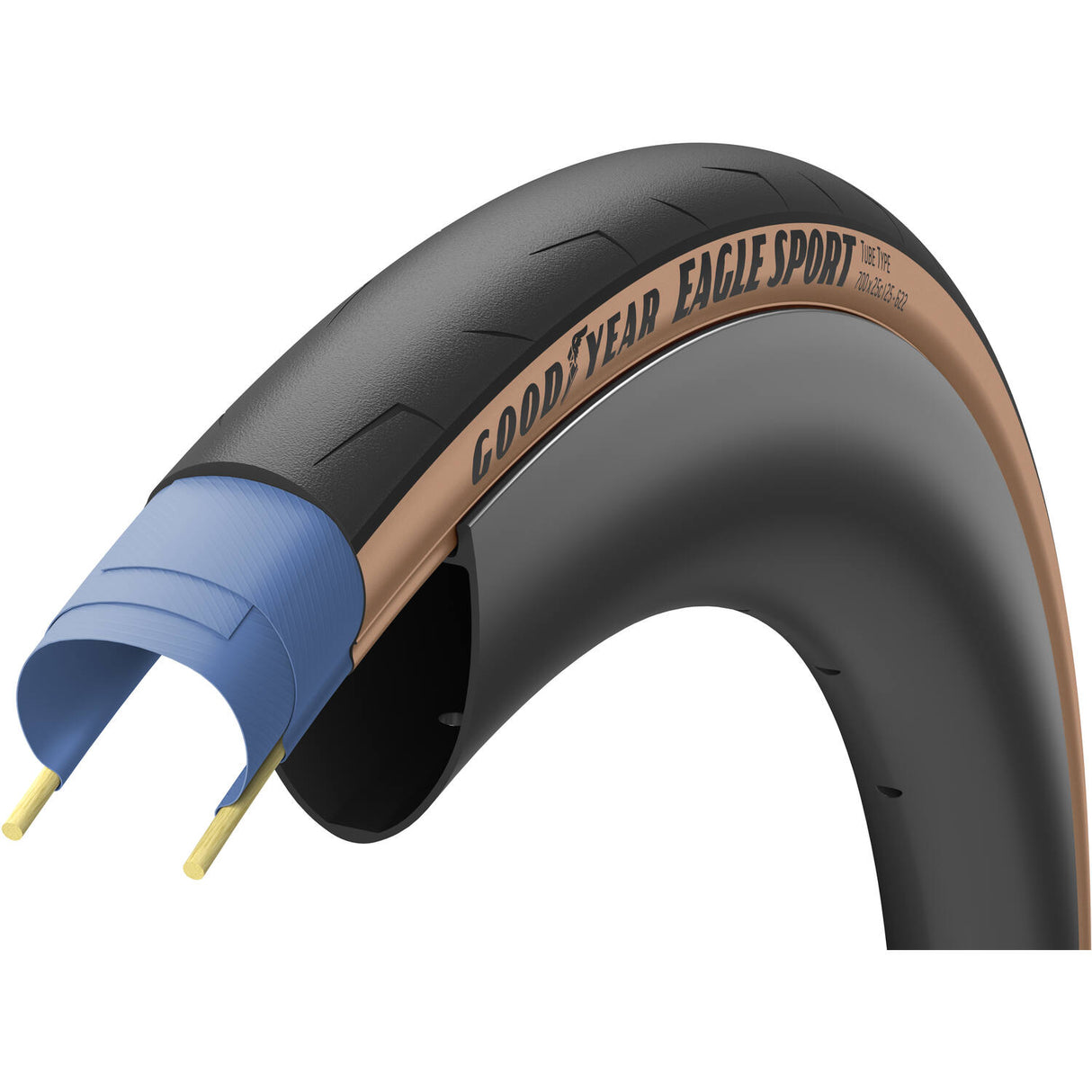 Goodyear - aigle sport 700x32c beige