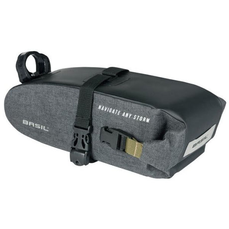 Basil Navigator Storm Saddle Bag - Compact Bicycle Bag - Unisexe - Bicycle - noir