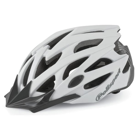 Polisport casque de vélo twig m 55-58cm blanc carbone mat