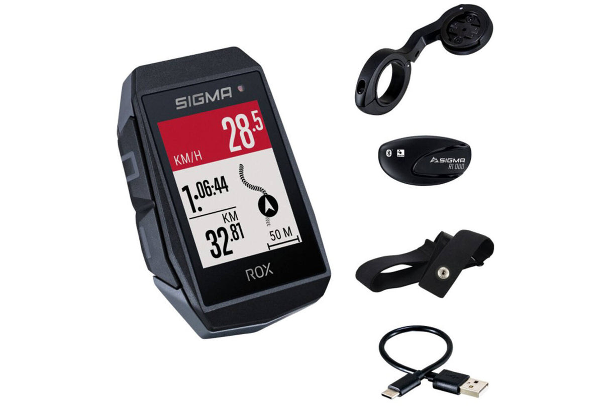 Sigma Rox 11.1 Evo GPS HR SET SW SWORT BUTLER+ANT+BLE BORST+USB-C