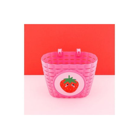 Qibbel Widek panier enfant explorer happy fraise rose