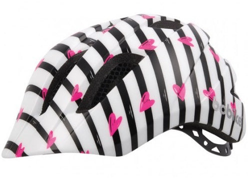 Bobike Kinderhelm Plus Pinky Zebra S (52-56cm) bílá