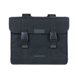 Basil Kavan Eco Classic Double Bicycle Bag - Toile biologique durable - Black - 68L