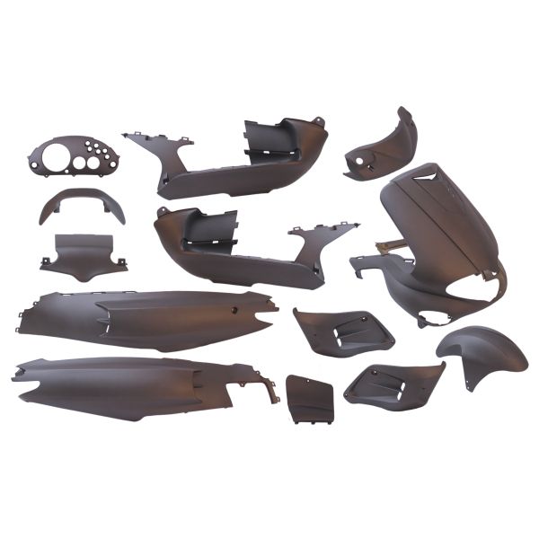 Jeu de plaques de bordure 15 pièces pour Gilera Runner jusqu'à l'année de construction 08-2005 - gris mat