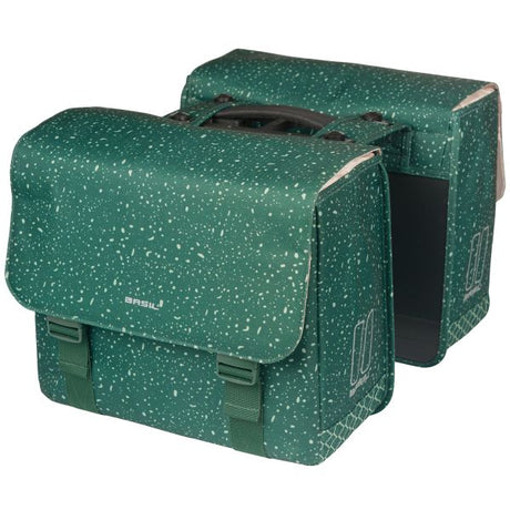 Sacoche de vélo double Basil flair mik 35 litres 15 x 35 x 31 cm (2x) - vert