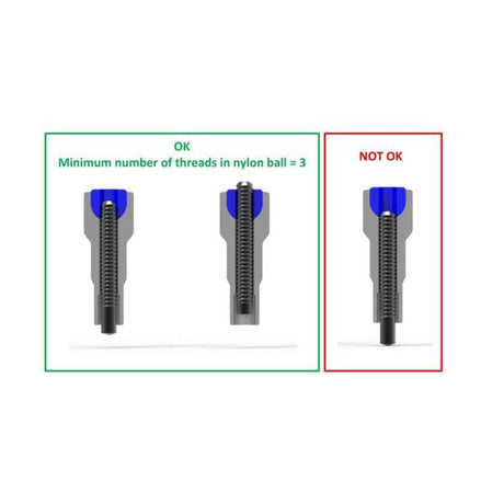 Alpina Spaak Nipple avec tête ronde 14g 15,0 mm 4 FG 2,3 ABS en laiton (144 pièces)